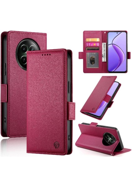 Realme 12 5g Günlük Kullanım Için Flip Case Iş Cüzdan Kart Yuvaları Flip (Yurt Dışından)