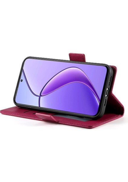 Realme 12 5g Günlük Kullanım Için Flip Case Iş Cüzdan Kart Yuvaları Flip (Yurt Dışından) modelleri
