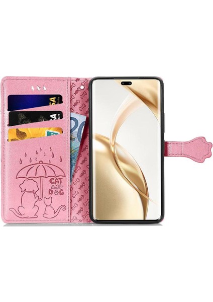 Onur Için Flip Case 200 Pro Kısa Kayış Deri Kılıf Darbeye Karikatür (Yurt Dışından)