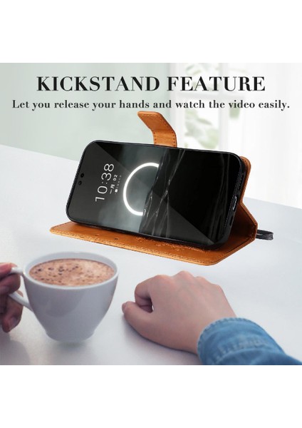 Huawei Huawei Pu Deri Flip Kickstand Darbeye Kapak Için Kılıf ile Kart (Yurt Dışından)