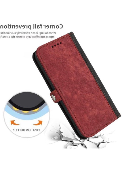 Samsung Galaxy M55 Flip Folio Kitap Pu Deri Manyetik Kapatma (Yurt Dışından)