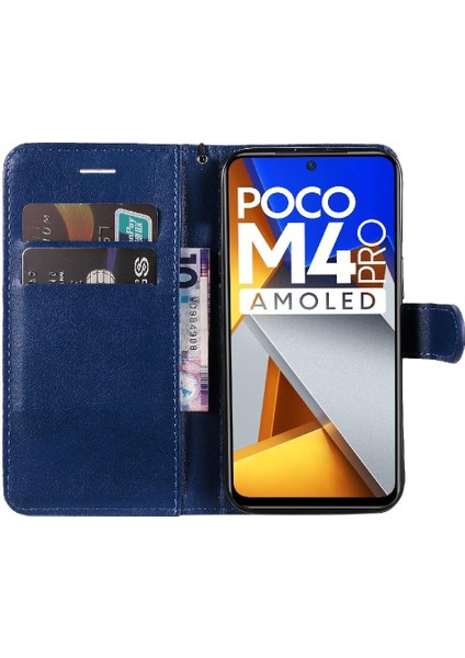 Xiaomi Poco M4 Pro 4g Için Flip Case Yüksek Kalite Deri Iş Cüzdan (Yurt Dışından)