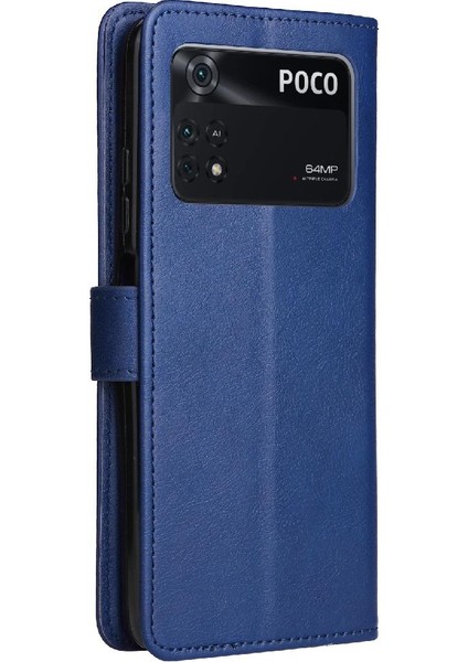 Xiaomi Poco M4 Pro 4g Için Flip Case Yüksek Kalite Deri Iş Cüzdan (Yurt Dışından)