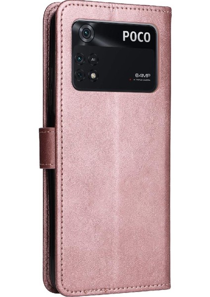 Xiaomi Poco M4 Pro 4g Için Flip Case Yüksek Kalite Deri Iş Cüzdan (Yurt Dışından)