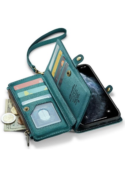 Kadınlar Için Crossbody Kılıf iphone 11 Pro Max Cüzdan Kılıf Fermuar Faturaları (Yurt Dışından) indirimleri