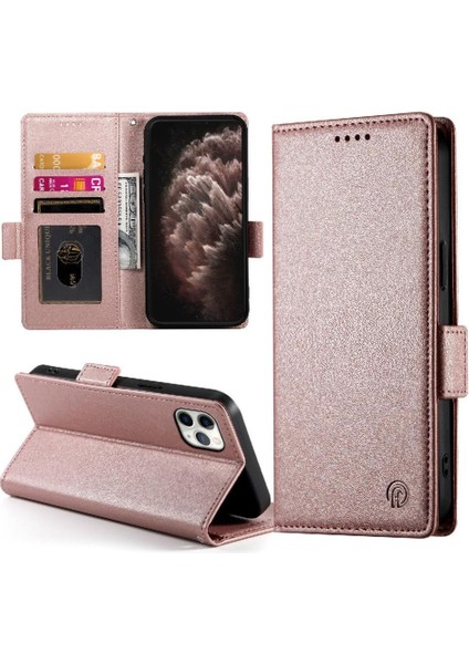 IPhone 11 Için Flip Case Pro Max Cüzdan Kartvizit Yuvaları Günlük Kullanım Flip (Yurt Dışından)