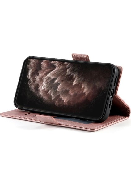 IPhone 11 Için Flip Case Pro Max Cüzdan Kartvizit Yuvaları Günlük Kullanım Flip (Yurt Dışından)