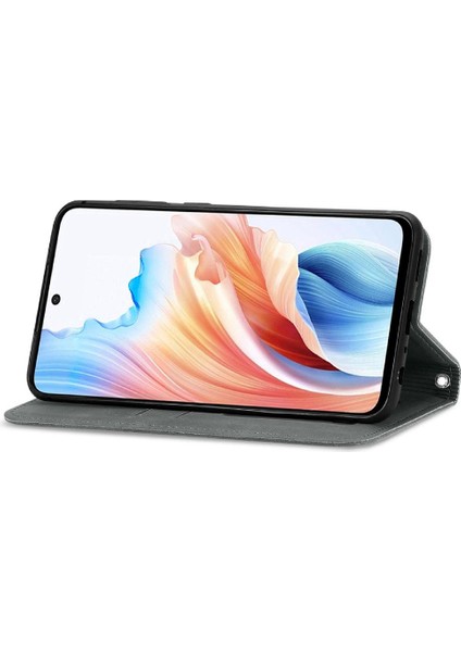 Oppo A79 5g Cüzdan Deri Kılıf Için Flip Case Basit Iş Darbeye (Yurt Dışından)
