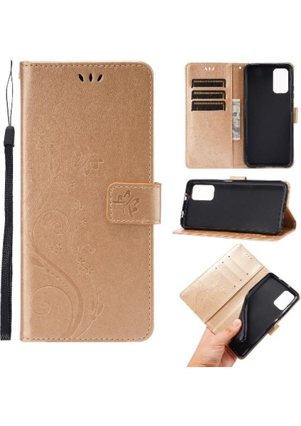 Xiaomi Poco M3 Pu Deri Bilek Kayışı Kart Tutucu Kickstand Için Filp Durumda (Yurt Dışından)
