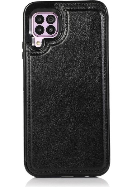 Kart Tutucu Kart Yuvaları Kickstand Pu ile Huawei P40 Lite Için Cüzdan Kılıf (Yurt Dışından) indirimleri
