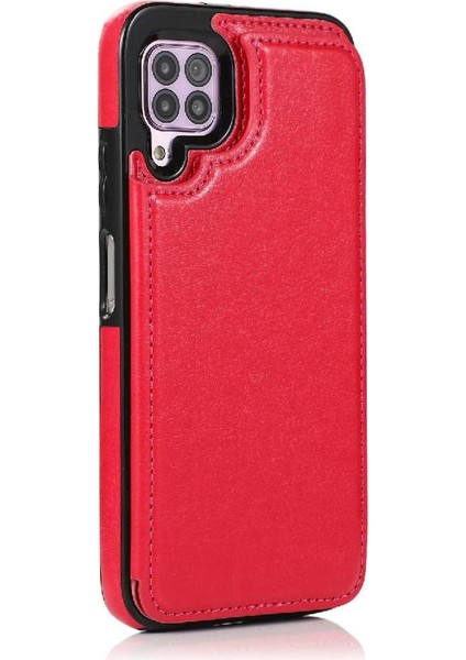 Kart Tutucu Kart Yuvaları Kickstand Pu ile Huawei P40 Lite Için Cüzdan Kılıf (Yurt Dışından) modelleri