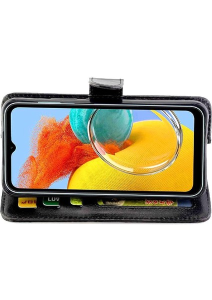 Samsung Galaxy M14 5g Darbeye Kickstand Kart Tutucu Pu Için Flip Case (Yurt Dışından) fırsatları