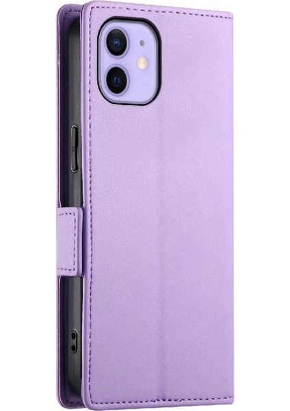 IPhone 12 Cüzdan Günlük Kullanım Için Flip Case Kart Yuvaları Flip Iş (Yurt Dışından)