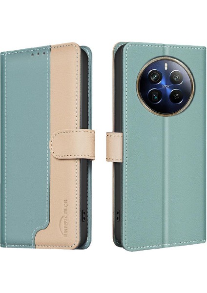 Realme 12 Pro Artı Darbeye Dayanıklı Tpu Iç Kabuk Kart Yuvaları Için Flip Case (Yurt Dışından)