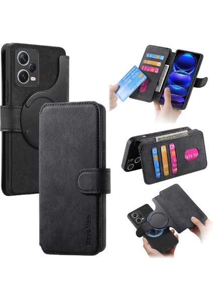 Xiaomi Redmi Not 12 Pro Artı 5g Mıknatıs Koruyucu Malzeme Için Flip Case (Yurt Dışından)