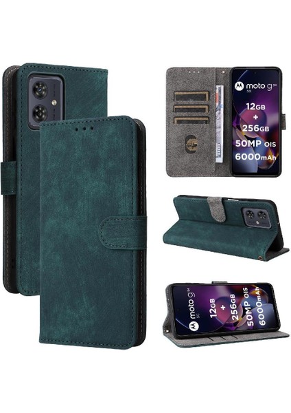 Motorola Moto G54 5g Rfıd Engelleme Flip Folio Cüzdan Manyetik Pu (Yurt Dışından)