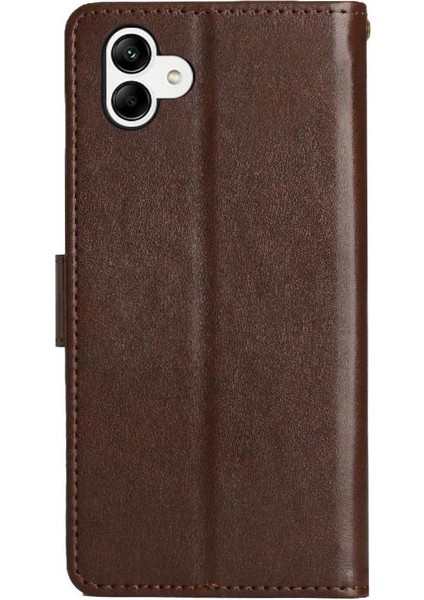 Samsung Galaxy A04 Kart Tutucu Için Kickstand Durumda Manyetik Kapatma Pu (Yurt Dışından) modelleri