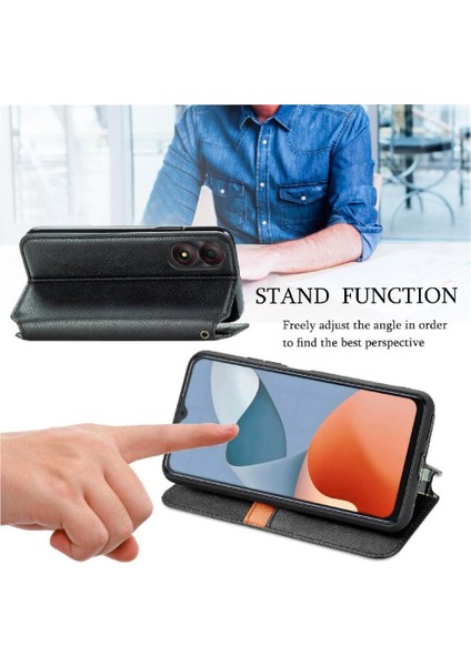 Zte A34 Moda Tasarımı Zarif Iş Çevirme Kapağı Deri Flip Case (Yurt Dışından) indirimleri