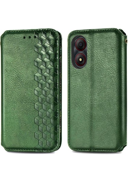 Zte A34 Moda Tasarımı Zarif Iş Çevirme Kapağı Deri Flip Case (Yurt Dışından)