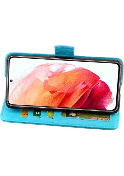 Samsung Galaxy S21 5g Pu Deri Kickstand Darbeye Kart Için Flip Case (Yurt Dışından) fırsatları