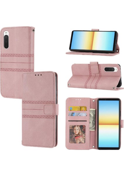 Sony Xperia 10 Iv Darbeye Koruyucu Cüzdan Kılıf Kapatma Için Flip Case (Yurt Dışından)