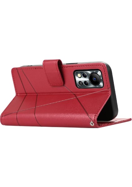 Infinix Sıcak 11S Nfc Darbeye Kickstand Şok Emici Için Flip Case (Yurt Dışından)