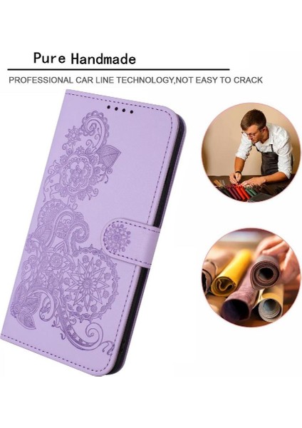 Xiaomi Poco F6 Flip Folio Kitap Pu Deri Manyetik Kapatma Için Flip Case (Yurt Dışından)