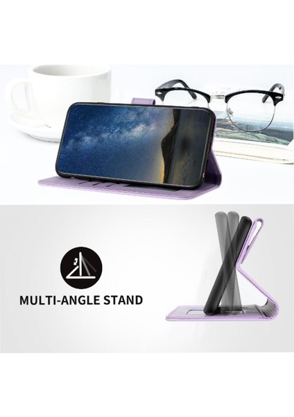 Xiaomi Poco F6 Flip Folio Kitap Pu Deri Manyetik Kapatma Için Flip Case (Yurt Dışından)