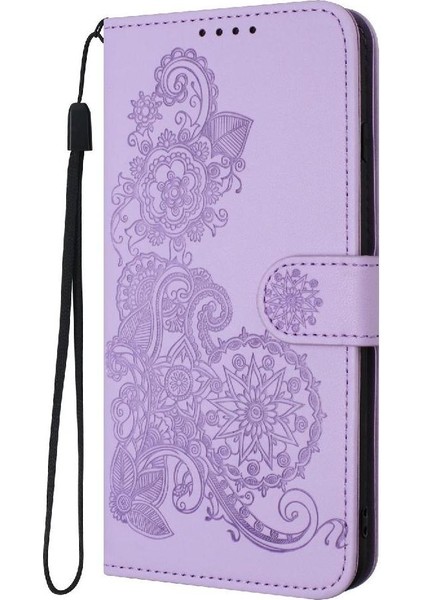 Xiaomi Poco F6 Flip Folio Kitap Pu Deri Manyetik Kapatma Için Flip Case (Yurt Dışından)