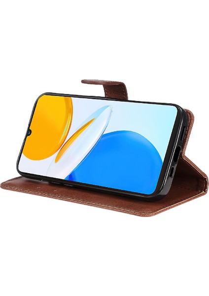 Kart Yuvası ile Onur X7 Için Flip Case Iş Cüzdan Telefon Kılıfı Yüksek (Yurt Dışından)