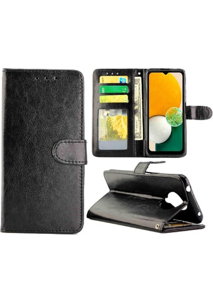 Samsung Galaxy A13 5g Darbeye Dayanıklı Kart Tutucu Manyetik Pu Için Flip Case (Yurt Dışından)