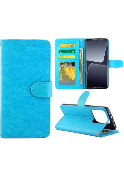 Xiaomi 13 Pro Darbeye Pu Deri Kickstand Kart Tutucu Için Flip Case (Yurt Dışından)
