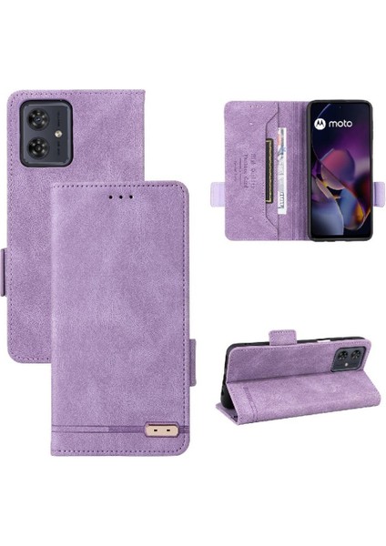 Motorola Moto G54 5g Kart Tutucu Kapak Kickstand Manyetik Için Flip Case (Yurt Dışından)