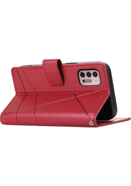 SZY Mall Motorola Moto G30 Üç Kart Yuvaları Kickstand Şok Için Flip Case (Yurt Dışından)