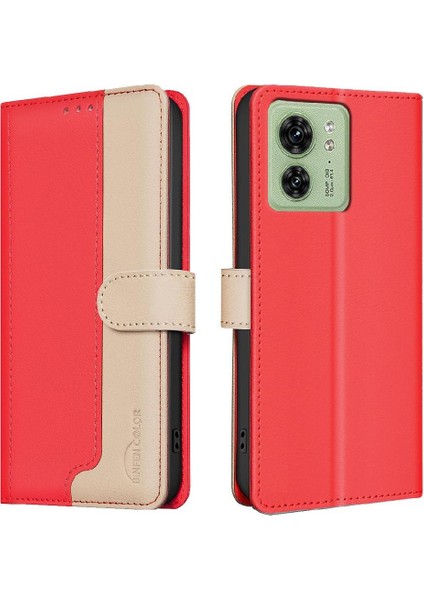 Motorola Moto Kenar 40 Için Flip Case 5g Flip Folio Darbeye Tpu Iç (Yurt Dışından)