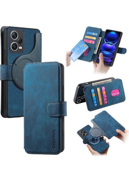 Xiaomi Redmi Not 12 Pro Artı 5g Mıknatıs Koruyucu Malzeme Için Flip Case (Yurt Dışından)