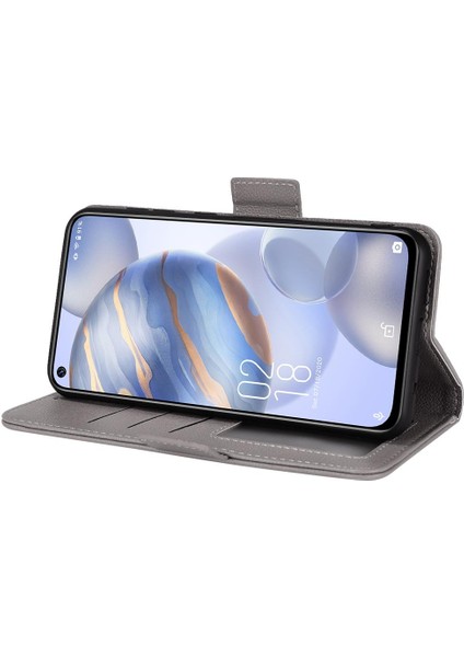 Oukitel C21 Cüzdan Manyetik Yan Toka Pu Deri Kart Yuvaları Için Kılıf (Yurt Dışından) fiyatları
