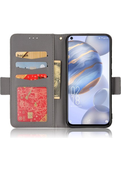 Oukitel C21 Cüzdan Manyetik Yan Toka Pu Deri Kart Yuvaları Için Kılıf (Yurt Dışından) indirimleri