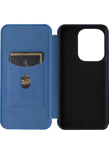 Kart Sahibinin Tam ile Flip Case Xiaomi Poco F6 Deri Folio Flip Case (Yurt Dışından)