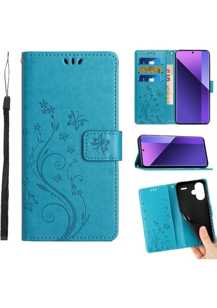 Xiaomi Redmi Not 13 Pro Artı Manyetik Kapatma Kart Tutucu Için Filp Durumda (Yurt Dışından)