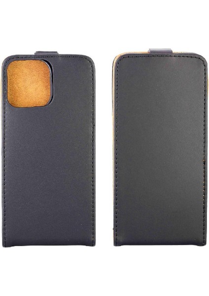 IPhone 14 Için Dikey Flip Case Artı Tpu Deri Koruyucu Kapak Tarzı (Yurt Dışından)