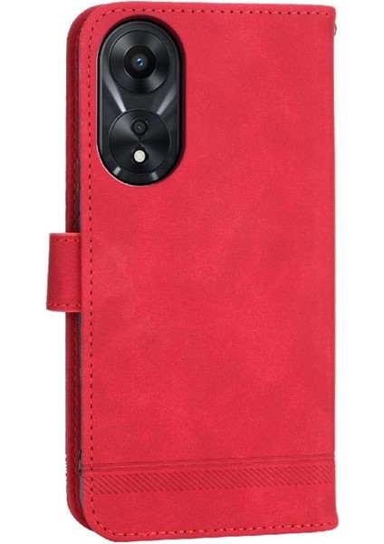 Oppo A78 4g Bileklik Premium Kart Yuvaları Manyetik Kapatma Için Flip Case (Yurt Dışından) modelleri