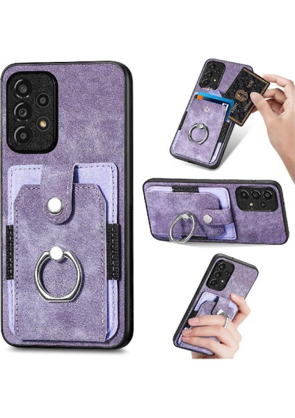 Samsung Galaxy A33 5g Manyetik Araç Montaj Crad Yuvası Standı Yüzük (Yurt Dışından)