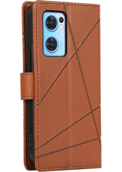 Oppo Oppo 7 5g Şok Emici Kickstand Üç Kart Yuvaları Için Flip Case (Yurt Dışından)