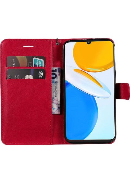 Kart Yuvası ile Onur X7 Için Flip Case Iş Cüzdan Telefon Kılıfı Yüksek (Yurt Dışından)