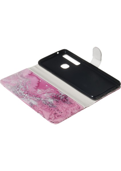 Samsung Galaxy A9 Için Flip Case 2018 Kart Yuvaları Tutucu Manyetik Tam Pu (Yurt Dışından) fiyatları