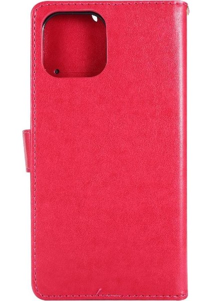 IPhone 13 Için Filp Durumda Mini Pu Deri Kickstand Bilek Kayışı Manyetik (Yurt Dışından)