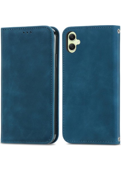 Samsung Galaxy A05 Cüzdan Darbeye Dayanıklı Basit Iş Çevirme Için Flip Case (Yurt Dışından)