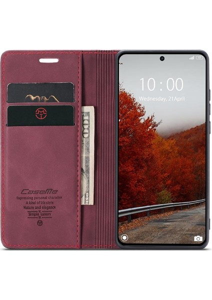Xiaomi Poco X6 Pro 5g Flip Için Flip Case Folio Kitap Kılıf Kart Yuvası Kapatma (Yurt Dışından)