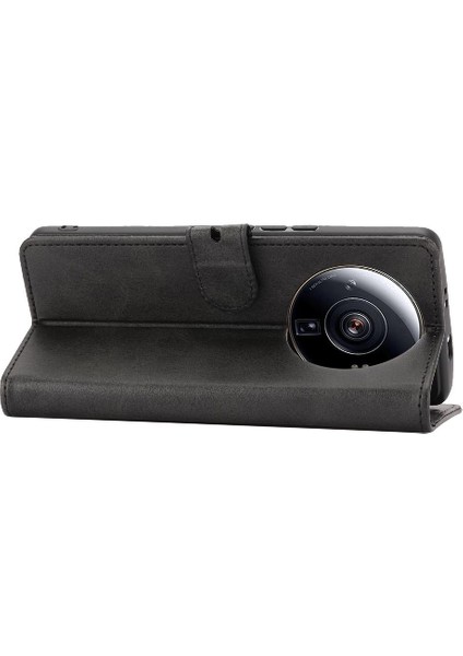 Cüzdan Durumda Xiaomi 12S Ultra Tüm Yuvarlak Koruma Manyetik Kapatma (Yurt Dışından) indirimleri
